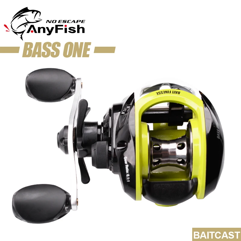 ANYFISH BASS ONE Baitcasting Fishing Reels 200L 9+1BB Left Handle Gear Ratio 6.1:1 Max Drag 14kg 4 Colors Baitcast Reel Fishing
ANYFISH BASS ONE Baitcasting Fishing Reels 200L 9+1BB Left Handle Gear Ratio 6.1:1 Max Drag 14kg 4 Colors Baitcast Reel Fishing