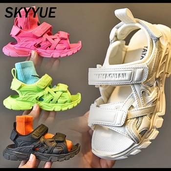 Summer Kids Beach Sandals Baby Boys Black Brand Shoes Children Soft Casual Sandals Girls Fashion Sandals Sport Sandals 2020 New
Summer Kids Beach Sandals Baby Boys Black Brand Shoes Children Soft Casual Sandals Girls Fashion Sandals Sport Sandals 2020 New