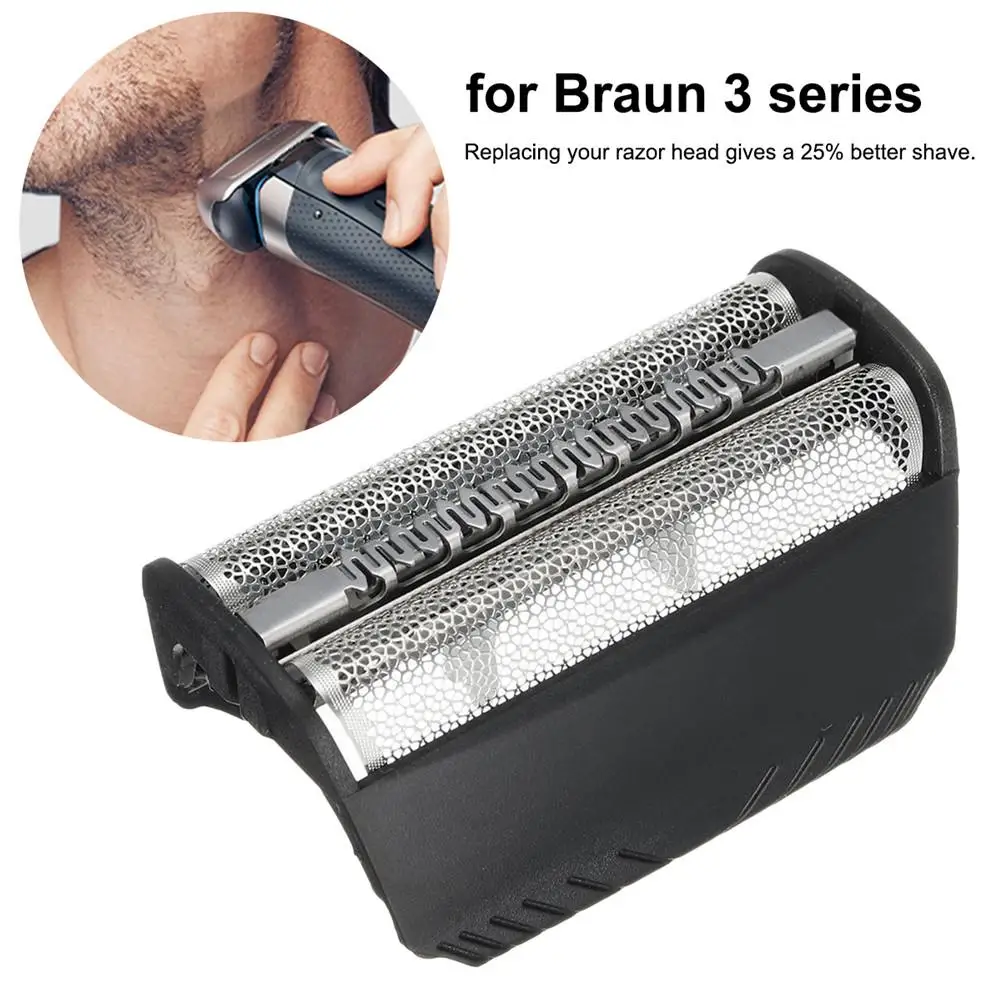 Easy Install Replacement Head Razor Cutter Beard Electric Screen Shaver Foil Cleaning Sturdy Durable Mesh For Braun 310 330 340
Easy Install Replacement Head Razor Cutter Beard Electric Screen Shaver Foil Cleaning Sturdy Durable Mesh For Braun 310 330 340