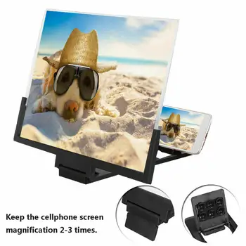 14 inch HD Cell Mobile Phone Screen Magnifier Video Amplifier Foldable 3D Zoom Enlarged Screen Expander Non-Slip Bracket Stand
14 inch HD Cell Mobile Phone Screen Magnifier Video Amplifier Foldable 3D Zoom Enlarged Screen Expander Non-Slip Bracket Stand