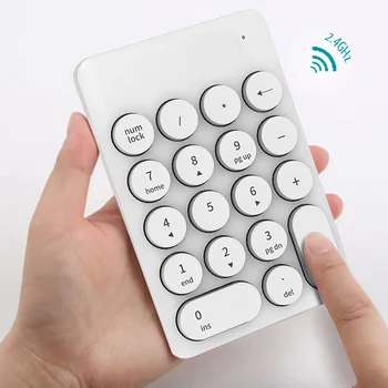 Wireless Mini Keyboard and Mouse Keypad with 18 Round Keys for Laptop PC VH99
Wireless Mini Keyboard and Mouse Keypad with 18 Round Keys for Laptop PC VH99