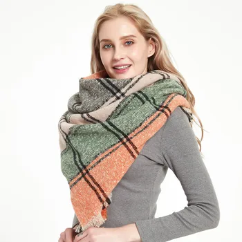 Amazon hot models Europe and America 2020 new autumn and winter square scarf folio ladies shawl bristle triangle scarf plaid sca
Amazon hot models Europe and America 2020 new autumn and winter square scarf folio ladies shawl bristle triangle scarf plaid sca