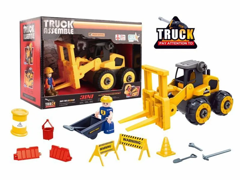 Large Size Disassembly Engineering Vehicle Toy Boy Deconstructable Disassembly Forklift Assembly Model Educational Children Engi
Large Size Disassembly Engineering Vehicle Toy Boy Deconstructable Disassembly Forklift Assembly Model Educational Children Engi