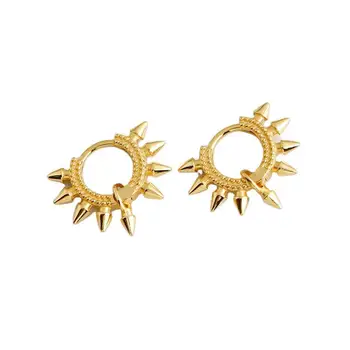 1Pair Punk Style 925 Sterling Silver Earrings for Women 2020 Jewelry Spiky Personality Golden Earrings Piercing Stud Earrings
1Pair Punk Style 925 Sterling Silver Earrings for Women 2020 Jewelry Spiky Personality Golden Earrings Piercing Stud Earrings