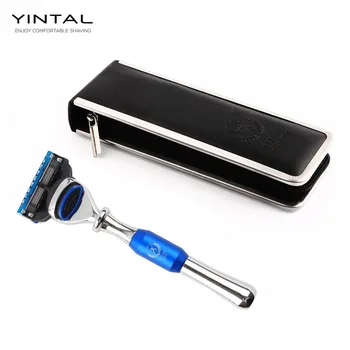 YINTAL New Men Shaving Safety Razor Handle Zinc Alloy Stainless Steel Manual Cartridge Razors Blade Holder With Razor Case
YINTAL New Men Shaving Safety Razor Handle Zinc Alloy Stainless Steel Manual Cartridge Razors Blade Holder With Razor Case