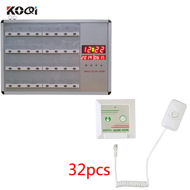 Nurse Call System Wireless with Voice Report 1 Nurse Call Station Host Display 32 wall mounting push button emergency bell
Nurse Call System Wireless with Voice Report 1 Nurse Call Station Host Display 32 wall mounting push button emergency bell
