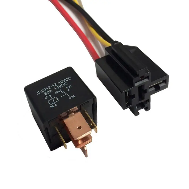 1PC Waterproof 12V 80A 5Pin DC AMP SPDT Car Relay + Practical Socket Car Starter Automotive Relay Universal G6KC
1PC Waterproof 12V 80A 5Pin DC AMP SPDT Car Relay + Practical Socket Car Starter Automotive Relay Universal G6KC