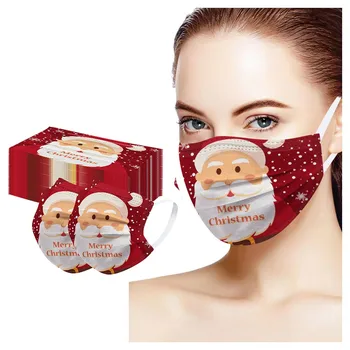 10PCS Christmas Unisex Mask Disposable Face Mask For adult 3-layer Breathable Dustproof Protective Mask Navidad Fast Delivery#
10PCS Christmas Unisex Mask Disposable Face Mask For adult 3-layer Breathable Dustproof Protective Mask Navidad Fast Delivery#