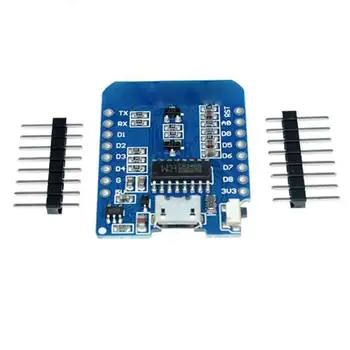 ESP8266 ESP-12 ESP12 WeMos D1 Mini Module Wemos D1 Board Based ESP-8266EX Digital WiFi 3.3V On USB 11 Development Pin Micro Y3D9
ESP8266 ESP-12 ESP12 WeMos D1 Mini Module Wemos D1 Board Based ESP-8266EX Digital WiFi 3.3V On USB 11 Development Pin Micro Y3D9