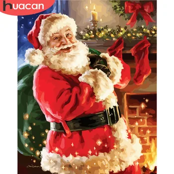 HUACAN Painting By Numbers Santa Claus Christmas Pictures Frameless Paint On Canvas Hand Painted Oil Drawing Painting DIY Arts
HUACAN Painting By Numbers Santa Claus Christmas Pictures Frameless Paint On Canvas Hand Painted Oil Drawing Painting DIY Arts