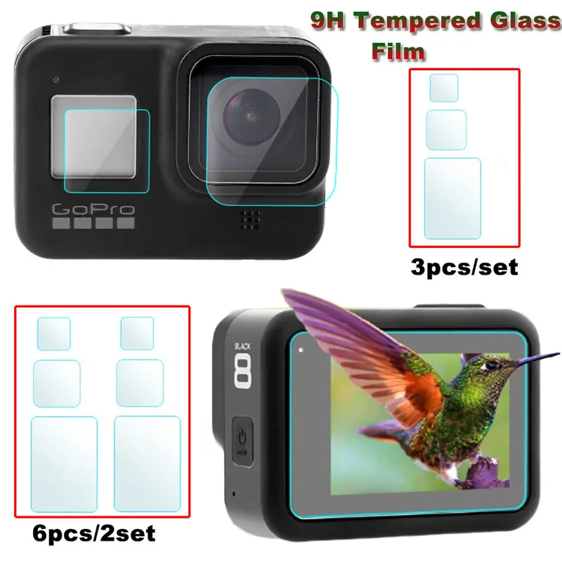 NEW Tempered Glass Screen Protector For Gopro Hero 8 black Sport Camera Screen Protector Film Tempered Glass Camera Accessories
NEW Tempered Glass Screen Protector For Gopro Hero 8 black Sport Camera Screen Protector Film Tempered Glass Camera Accessories
