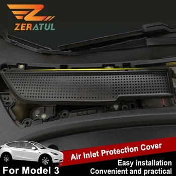 Zeratul ABS Black Car Air Inlet Protection Cover Effectively Prevent Falling From Clogging for Tesla Model 3 2016 - 2020
Zeratul ABS Black Car Air Inlet Protection Cover Effectively Prevent Falling From Clogging for Tesla Model 3 2016 - 2020