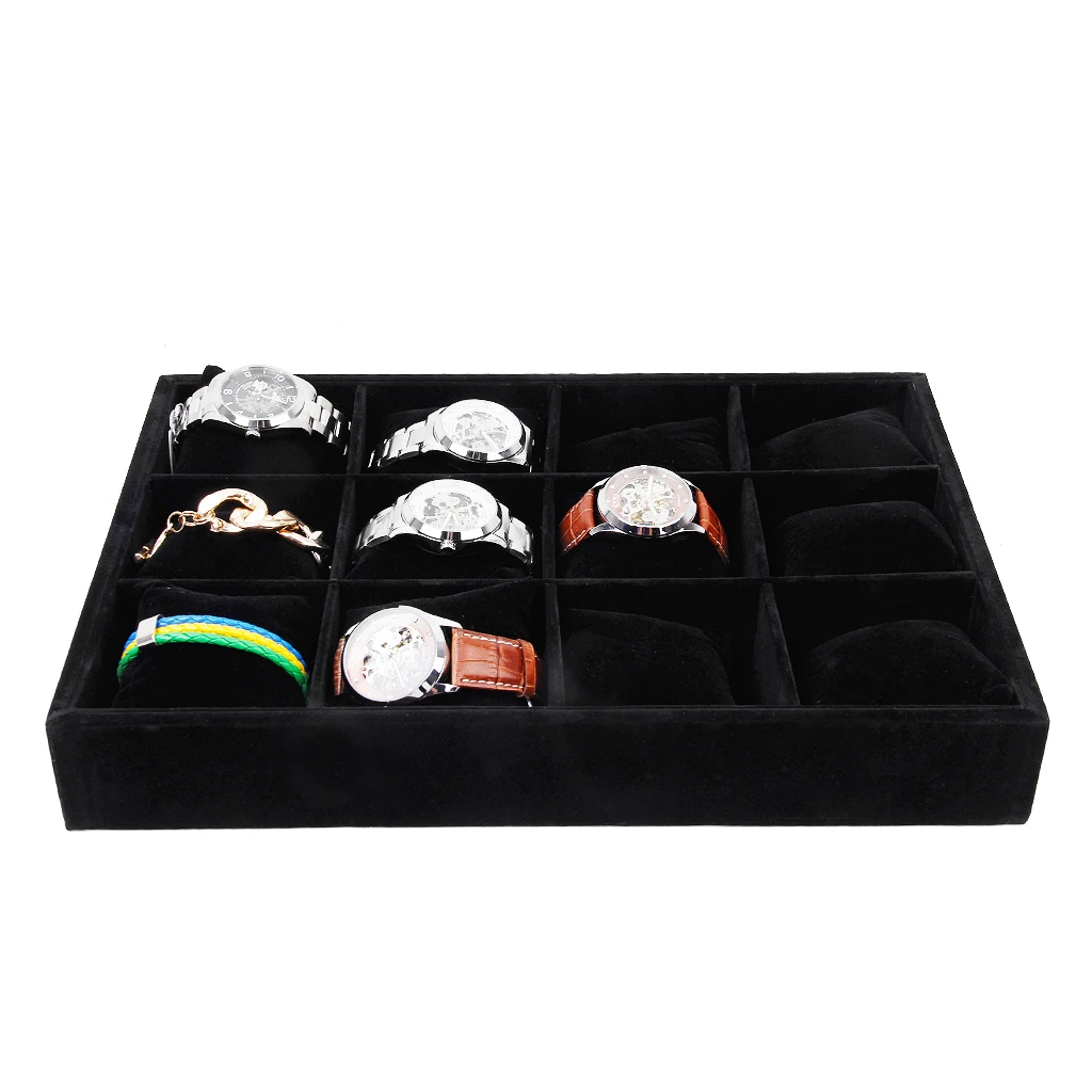 Velvet Watch Drawer Storage - Jewlery Organizer Tray Watch Rings Display Showcase (Multifunction,13.8 x 9.5 x 2inch)
Velvet Watch Drawer Storage - Jewlery Organizer Tray Watch Rings Display Showcase (Multifunction,13.8 x 9.5 x 2inch)