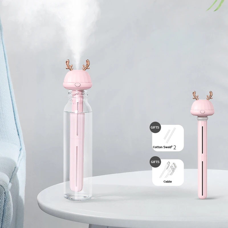 ELOOLE USB Portable Air Humidifier Cartoon Bottle Mist Maker Aroma Diffuser For Home Office Refresher Detachable Humidification
ELOOLE USB Portable Air Humidifier Cartoon Bottle Mist Maker Aroma Diffuser For Home Office Refresher Detachable Humidification