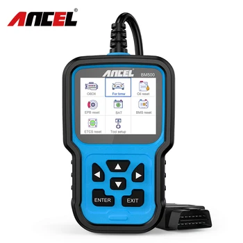 Ancel BM500 OBD2 Professional OBD Full System Enhanced DPF BMS EPB TPMS Reset OBD 2 Automotive Scanner Fault Code Reader Scanner
Ancel BM500 OBD2 Professional OBD Full System Enhanced DPF BMS EPB TPMS Reset OBD 2 Automotive Scanner Fault Code Reader Scanner