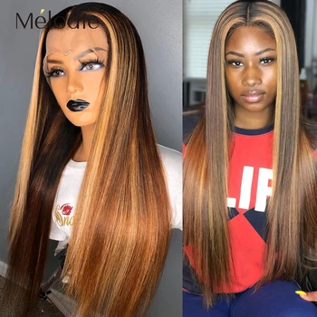 Melodie Highlight Ombre blonde 13X6 X1 Straight Lace Front Human Hair Wigs For Black Women Brazilian Hair 13x4 Lace Glueless Wig 
Melodie Highlight Ombre blonde 13X6 X1 Straight Lace Front Human Hair Wigs For Black Women Brazilian Hair 13x4 Lace Glueless Wig