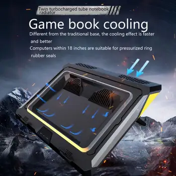 14 15 inch Gaming Laptop Cooler Double Fan USB Port 4500 RPM Laptop Cooling Pad Notebook RGB Lighting Bracket Angle Adjustable
14 15 inch Gaming Laptop Cooler Double Fan USB Port 4500 RPM Laptop Cooling Pad Notebook RGB Lighting Bracket Angle Adjustable