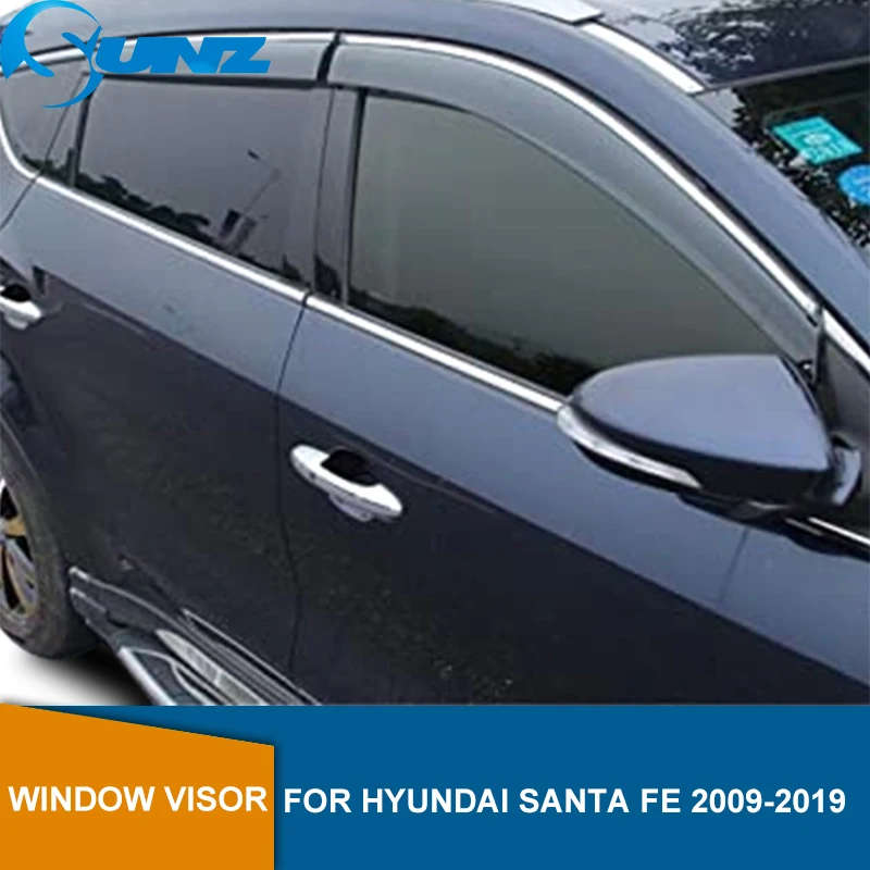 Side Window Deflectors For Hyundai SANTA FE 2009 2010 2011 2012 2013 2014 2015 2016 2017 2018 2019 Sun Rain Guard Deflector SUNZ
Side Window Deflectors For Hyundai SANTA FE 2009 2010 2011 2012 2013 2014 2015 2016 2017 2018 2019 Sun Rain Guard Deflector SUNZ