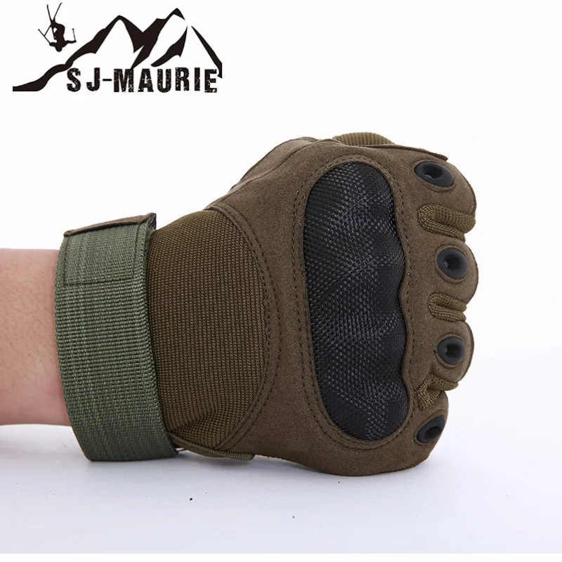 Мужские военные тактические перчатки полный палец ганты страйкбол броня защита