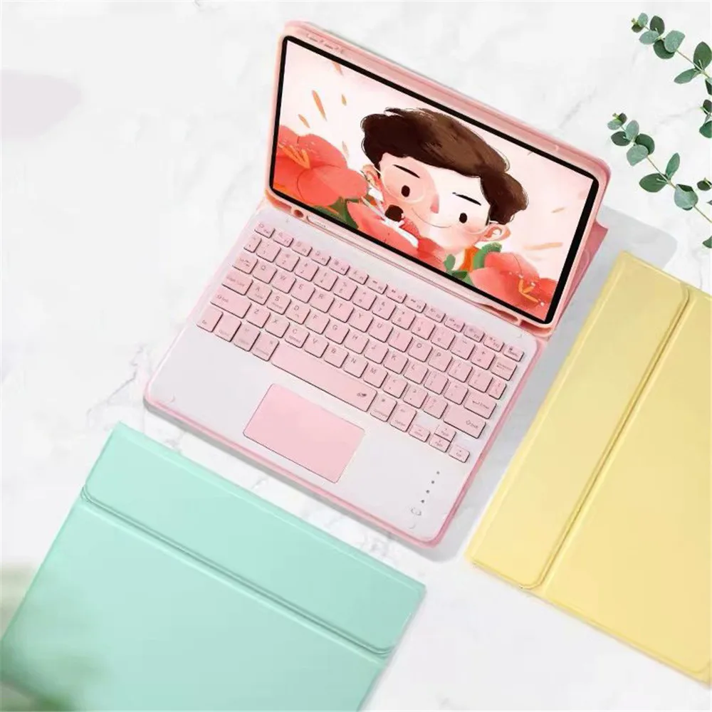 Умный чехол с клавиатурой Bluetooth для iPad Pro 11 2018 2020 2-го поколения, защитный чехол со слотом для карандаша, внутренней сенсорной панелью
Умный чехол с клавиатурой Bluetooth для iPad Pro 11 2018 2020 2-го поколения, защитный чехол со слотом для карандаша, внутренней сенсорной панелью
