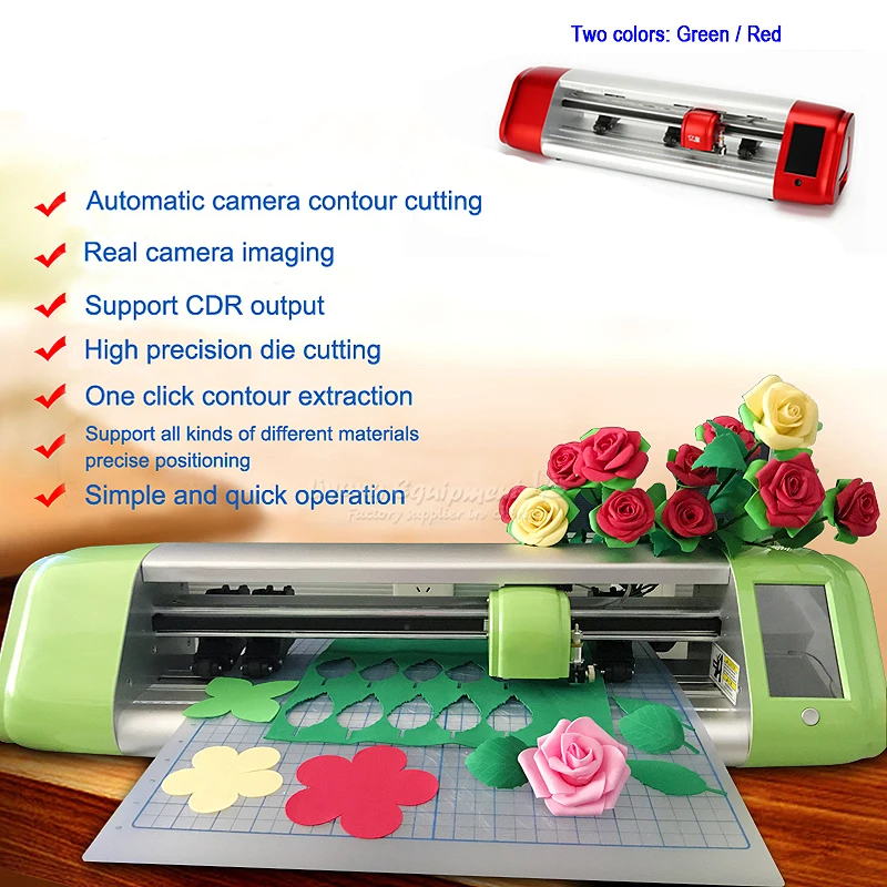 390-610mm Digital Vinyl Sticker Cutting Plotter Camera profile die cutting machine laser with WIFI | Инструменты