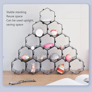6pcs Honeycomb Underwear Storage Box Divider Organizer Grid Multifunctional Desktop Bar Pantyhose Free Combination Transparent
6pcs Honeycomb Underwear Storage Box Divider Organizer Grid Multifunctional Desktop Bar Pantyhose Free Combination Transparent