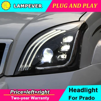 Car styling headlights for Toyota Prado head lamp 2003-2009 ALL LED headlight with dynamic turn signal Double lens
Car styling headlights for Toyota Prado head lamp 2003-2009 ALL LED headlight with dynamic turn signal Double lens