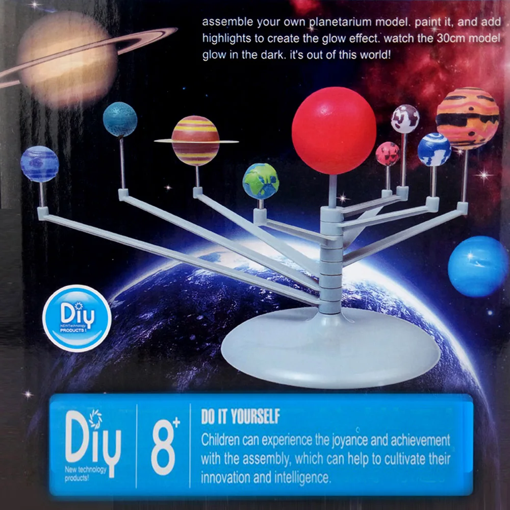 Solar System Nine Planets Planetarium Model Kit Astronomy Science Project Kids Educational Toy DIY Assembling Planetarium Model
Solar System Nine Planets Planetarium Model Kit Astronomy Science Project Kids Educational Toy DIY Assembling Planetarium Model
