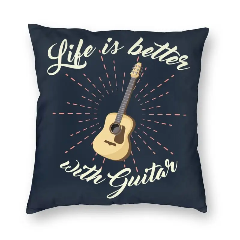 Life Is Better With Guitar Throw Pillow Case Decoration Guitarist Music Lover Cushion Cover 45x45cm Pillowcover for Living Room
Life Is Better With Guitar Throw Pillow Case Decoration Guitarist Music Lover Cushion Cover 45x45cm Pillowcover for Living Room