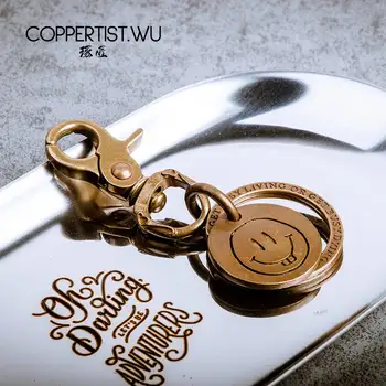 COPPERTIST.WU Handmade Bronze Keychains for Men Easy Clip Car Key Chain Vintage Decorative Key Ring Men Fashion Accessories 0615
COPPERTIST.WU Handmade Bronze Keychains for Men Easy Clip Car Key Chain Vintage Decorative Key Ring Men Fashion Accessories 0615