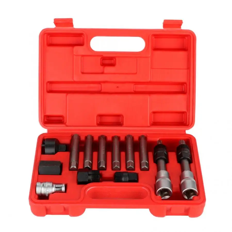 13 Pcs motorcycle tools Car Repairing Tool Motor Pulley Disassembly/Assembly Wrench Tool Fit for Ford Skoda automobiles
13 Pcs motorcycle tools Car Repairing Tool Motor Pulley Disassembly/Assembly Wrench Tool Fit for Ford Skoda automobiles