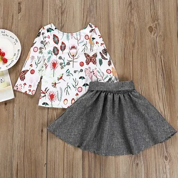 Spring And Autumn Casual Fashion Baby Girl Butterfly Printing Long Sleeve Top And Princess Skirt Kids Two-piece Outfit Set
Spring And Autumn Casual Fashion Baby Girl Butterfly Printing Long Sleeve Top And Princess Skirt Kids Two-piece Outfit Set