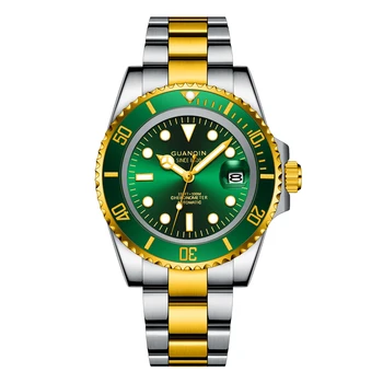 GUANQIN 2020 NH35 Movement Mechanical Watches Men Waterproof Ceramics Automatic Watch Business Sapphire Diving Relogio Masculino
GUANQIN 2020 NH35 Movement Mechanical Watches Men Waterproof Ceramics Automatic Watch Business Sapphire Diving Relogio Masculino