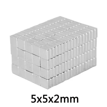 50/100/200/500/1000PCS 5x5x2mm Super Strong Square magnet N35 NdFeB Rare Earth Magnet 5*5*2mm Neodymium Magnets sheet 5x5x2mm 
50/100/200/500/1000PCS 5x5x2mm Super Strong Square magnet N35 NdFeB Rare Earth Magnet 5*5*2mm Neodymium Magnets sheet 5x5x2mm