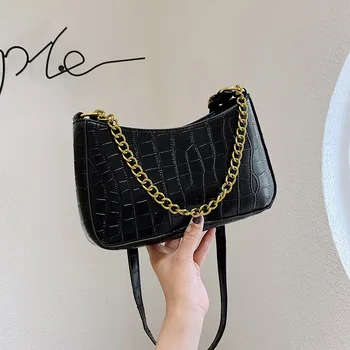 Solid color fashion handbags 2020 new French bag armpit bag mobile phone shoulder bag chain shoulder messenger bag
Solid color fashion handbags 2020 new French bag armpit bag mobile phone shoulder bag chain shoulder messenger bag
