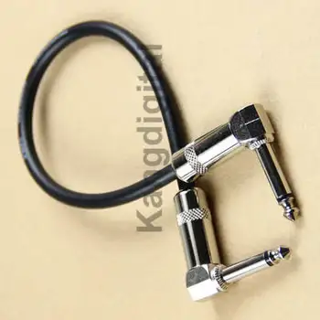 JINSHENGDA 1 pc Black Angled Plug Guitar Patch Leads Short Effects Noiseless Cable
JINSHENGDA 1 pc Black Angled Plug Guitar Patch Leads Short Effects Noiseless Cable