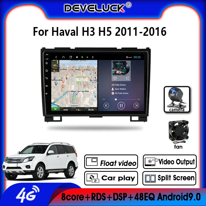 Android9.0 9" 2 Din 4G+64G GPS DSP Car Radio Multimedia Video Player For Haval Hover Great Wall H3 H5 2011-2016 WIFI Navigation
Android9.0 9" 2 Din 4G+64G GPS DSP Car Radio Multimedia Video Player For Haval Hover Great Wall H3 H5 2011-2016 WIFI Navigation