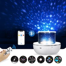 LED Starry Sky Night Light Projector Bluetooth Speaker Time Remote Control Rotating Light Multi-Colored Modes for Christmas Gift
LED Starry Sky Night Light Projector Bluetooth Speaker Time Remote Control Rotating Light Multi-Colored Modes for Christmas Gift