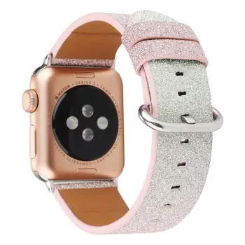 Bling Leather Band Wristband For Apple Watch Series 1 2 3 4 5 Strap 38mm 42mm 40mm 44mm Glitter Gradual Shimmering Bracelet
Bling Leather Band Wristband For Apple Watch Series 1 2 3 4 5 Strap 38mm 42mm 40mm 44mm Glitter Gradual Shimmering Bracelet