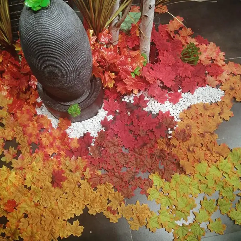 Artificial Maple Leaves Simulation Fake Fall Leaves Autumn Leaves For Home Wedding Party Table Thanksgiving Day Decoration
Artificial Maple Leaves Simulation Fake Fall Leaves Autumn Leaves For Home Wedding Party Table Thanksgiving Day Decoration