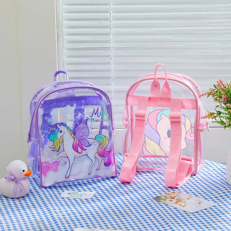 Unicorn Transparent School Bag Unicorn Transparent School Bag