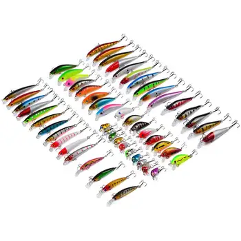 Fishing Minnow Lures Fishing Lure Mixed Mixed Bait Crank Fishing Lures Set 56pcs/Set 56pcs/Set 56pcs/Set Tackle Hook Fishing
Fishing Minnow Lures Fishing Lure Mixed Mixed Bait Crank Fishing Lures Set 56pcs/Set 56pcs/Set 56pcs/Set Tackle Hook Fishing