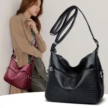 Women's Messenger Bags Female Handbags Casual Embossed stone partten Leather Bag Female High Quality Lady Crossbody Shoulder Bag 
Women's Messenger Bags Female Handbags Casual Embossed stone partten Leather Bag Female High Quality Lady Crossbody Shoulder Bag
