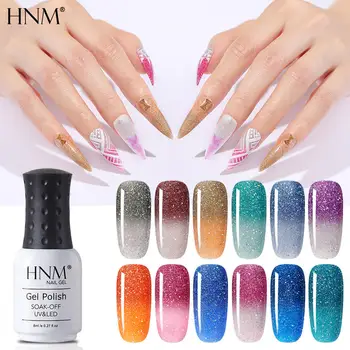 HNM 8ML Laser Temperature Color Change UV Gel Nail Polish Glitter Nail Varnish Primer UV LED Soak Off Gel Polish Lacquer
HNM 8ML Laser Temperature Color Change UV Gel Nail Polish Glitter Nail Varnish Primer UV LED Soak Off Gel Polish Lacquer