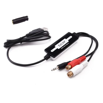 EZCAP USB Audio Capture Card Cassette To CD/MP3 Converter MP3 WMA WAVE Recorder Edit Audio To Digital RCA R/L 3.5mm Audio Input
EZCAP USB Audio Capture Card Cassette To CD/MP3 Converter MP3 WMA WAVE Recorder Edit Audio To Digital RCA R/L 3.5mm Audio Input