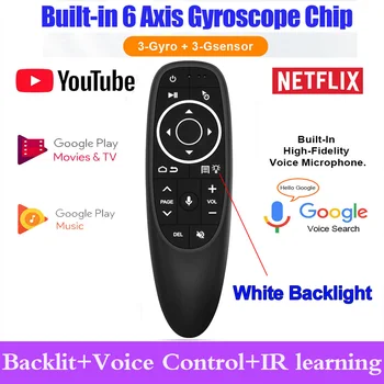 G10S Pro Backlit Air Mouse Voice Control with Backlight Gyro Sensing Mini Wireless Smart Remote Control For Android tv box PC
G10S Pro Backlit Air Mouse Voice Control with Backlight Gyro Sensing Mini Wireless Smart Remote Control For Android tv box PC