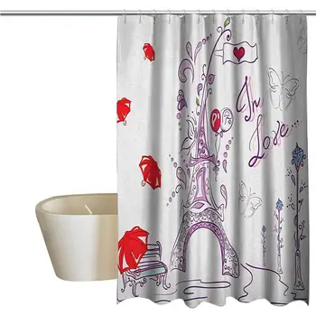 Eiffel Tower Hotel Fabric Shower Curtain Autumn Romantic Paris Historic Love Valentines Day Umbrellas Doodle Cloth Fabric
Eiffel Tower Hotel Fabric Shower Curtain Autumn Romantic Paris Historic Love Valentines Day Umbrellas Doodle Cloth Fabric
