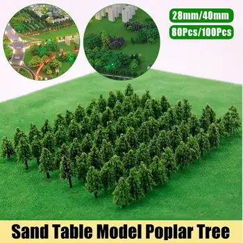 100/80Pcs 28/40mm Sand Table Model Tree Landscape Poplar Trees Kit Children DIY Scene Train Railway Accessories Toys for Kids
100/80Pcs 28/40mm Sand Table Model Tree Landscape Poplar Trees Kit Children DIY Scene Train Railway Accessories Toys for Kids