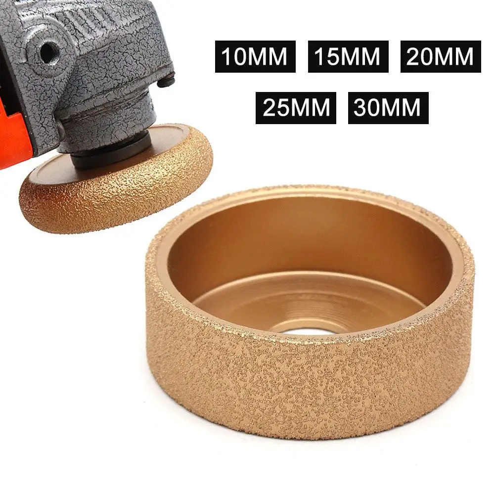 10/15/20/25/30mm Round Flat Brazing Diamond Grinding Wheel for French side fillet stone edging wheel
10/15/20/25/30mm Round Flat Brazing Diamond Grinding Wheel for French side fillet stone edging wheel