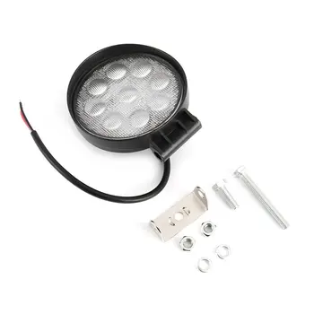 Universal 27W Waterproof LED Working Light Round Shape Car Headlight with 9pcs*3W LEDs For Boat Tractor Truck Off-Road Cars
Universal 27W Waterproof LED Working Light Round Shape Car Headlight with 9pcs*3W LEDs For Boat Tractor Truck Off-Road Cars